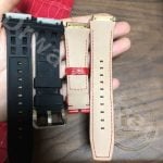 Custom handmade Canvas Velcro watch band for Richard Mille watch strap (1)