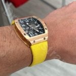 NEW 2023 New Apple watch Black Velcro canvas Pattern Rubber watch strap 38mm 40mm 42mm 44mm straps (1)