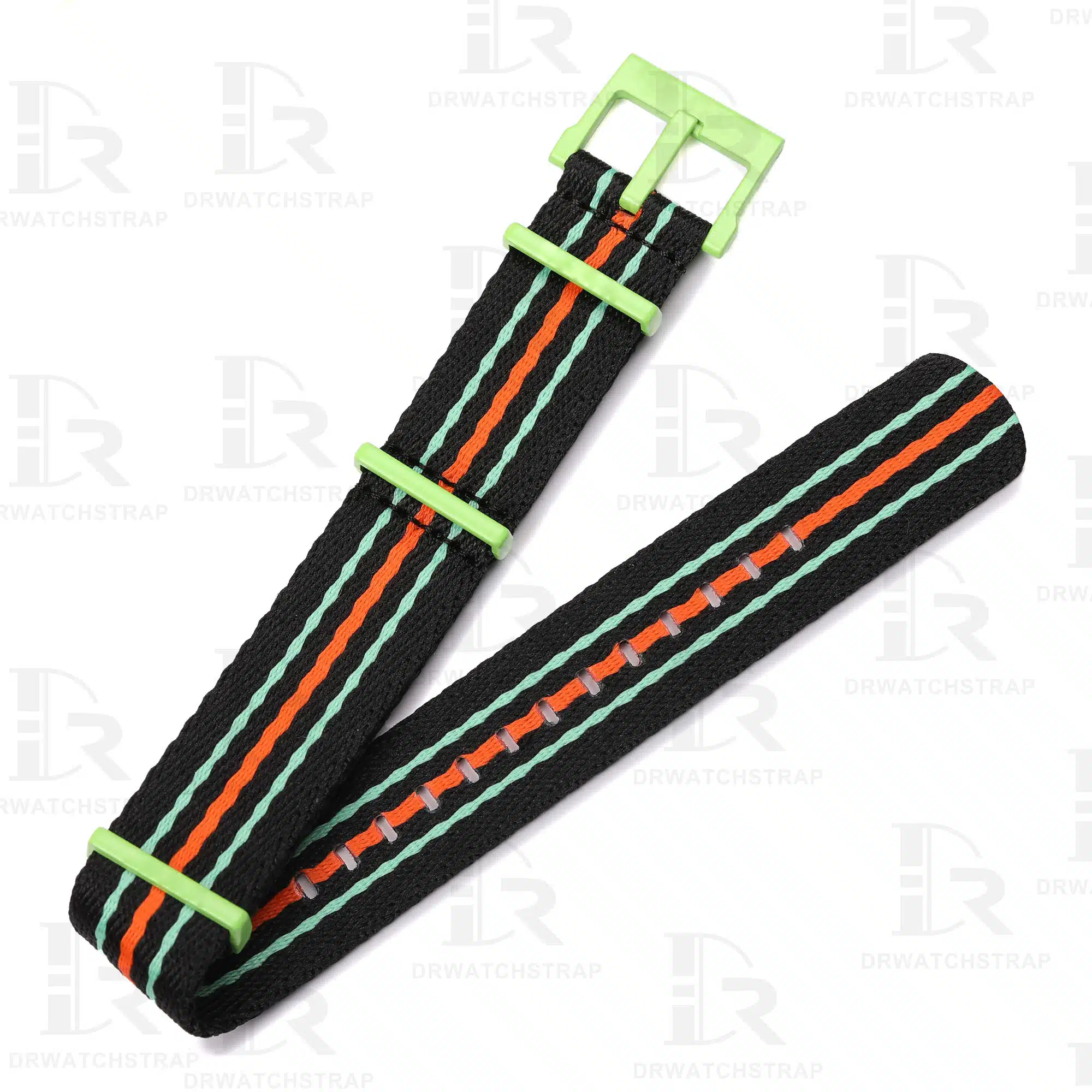 Buy Blancpain x Swatch 22mm Green nato strap