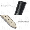 Buy Custom Corum twenty dollar gold coin watch strap 20mm Black Alligator leather watchband (2)