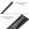 Custom Cartier leather watch band fixed length for vintage old Cartier Tank Baignoire watch strap