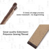 Custom Cartier vendome Must De Round scale American Alligator Dark Brown leather watch strap 14mm 16mm replacement watchbands (3)