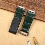 Cartier Santos Blue leather strap