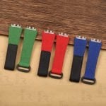 Buy Custom Patek Philippe 5230P Black Canvas leather strap 20mm Handmade for watch strap (2)