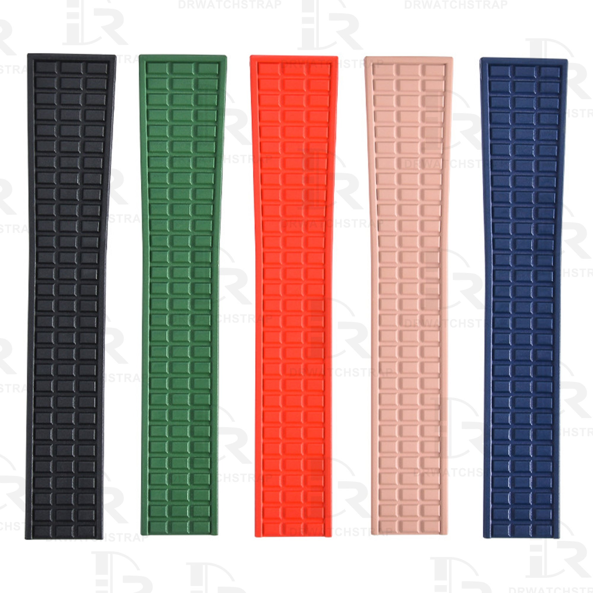 Buy Patek Philippe Aquanaut 5069 5067 5068 5072 19mm Lady's Brown rubber watch strap replacement watch band