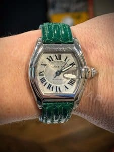 Replacement Nylon fabric watch strap for Cartier Roadster quickswitch