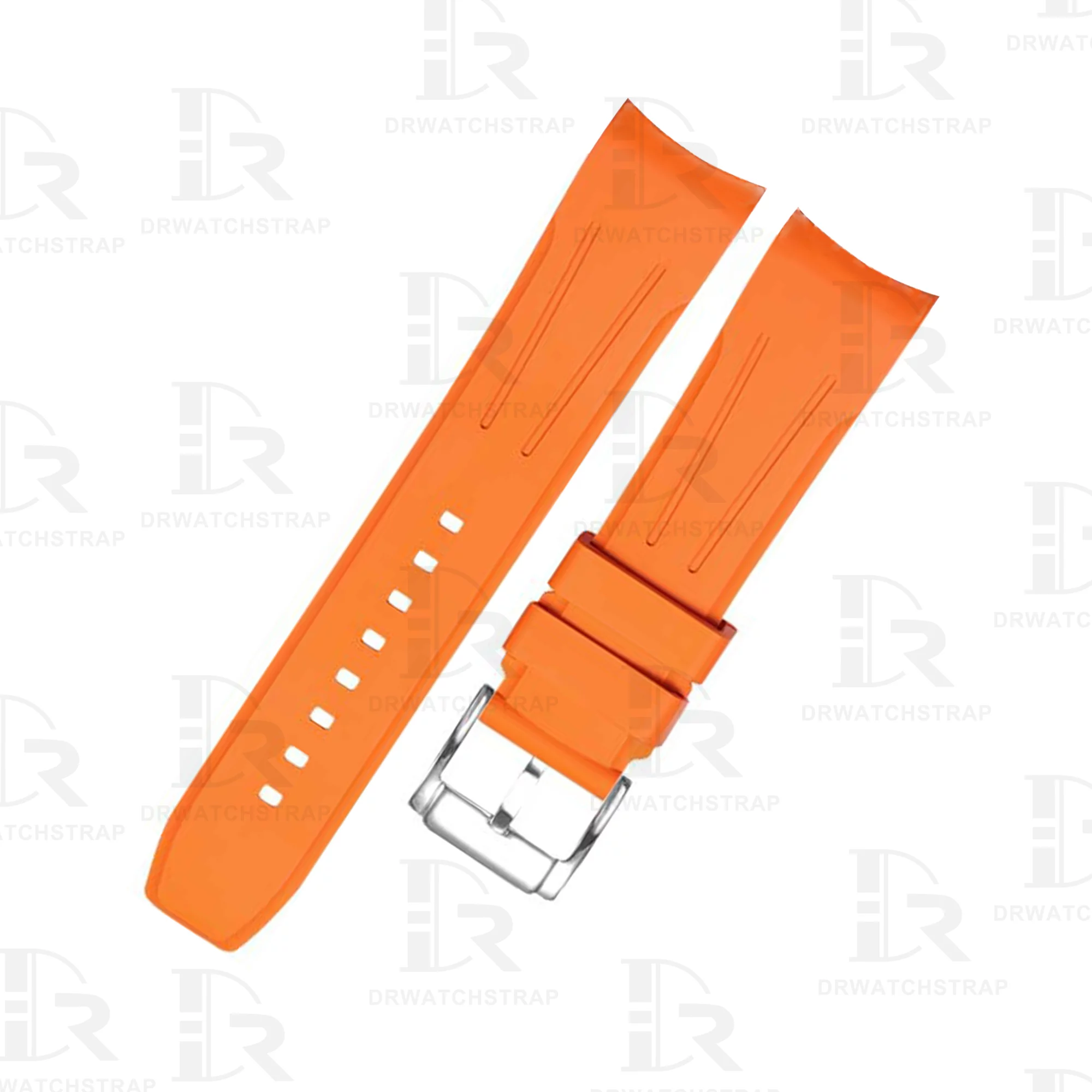 18mm 20mm 21mm 22mm 24mm Rubber watch band - Curved End 18mm 20mm 21mm 22mm 24mm Rubber watch band - Curved End