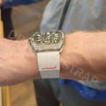 Customized Richard Mille elastic strap blue green white Nylon watch band fit RM 035 030 055 011 067