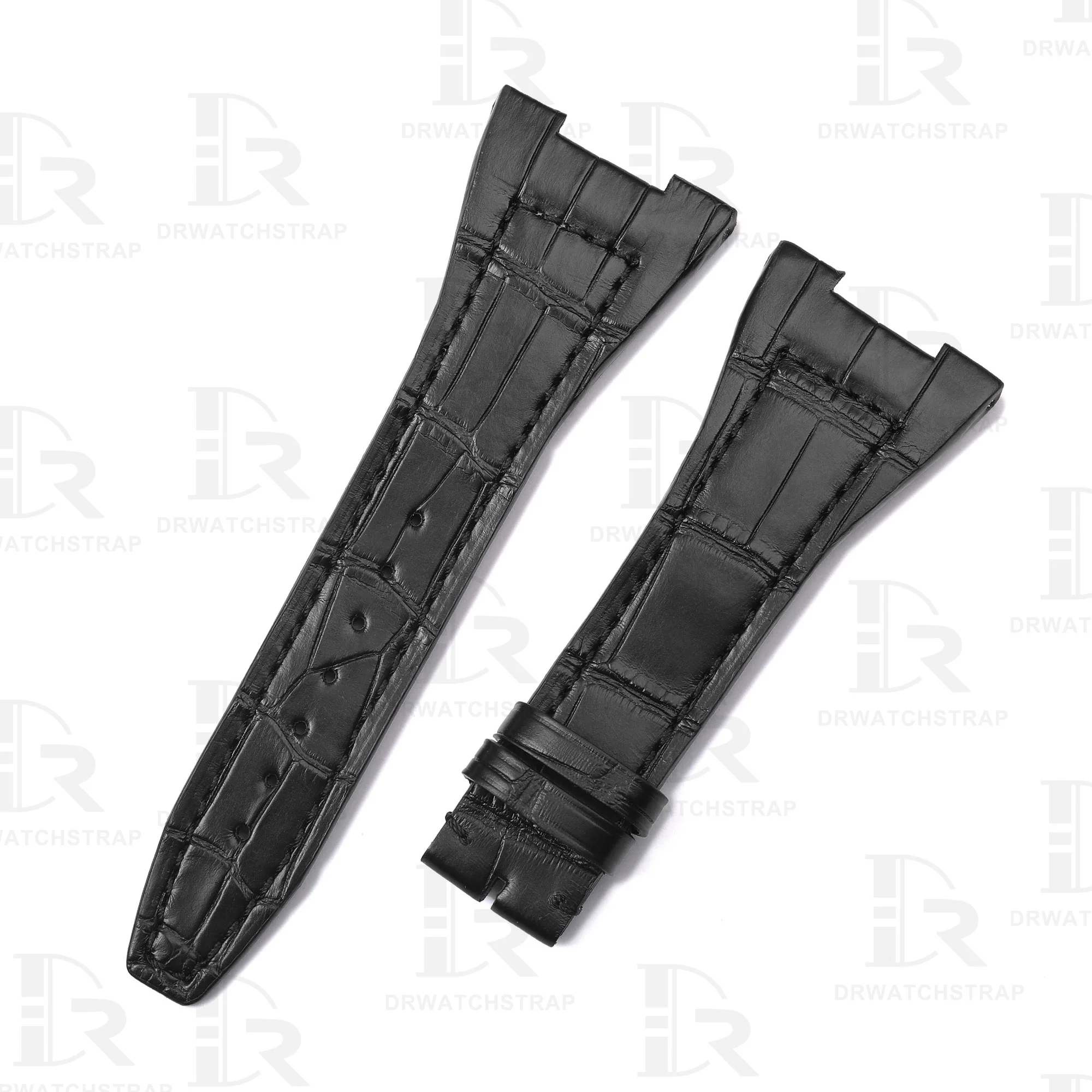 Buy Custom IWC Da Vinci iw546101 Black Leather strap 32mm Replacement watch bands (1)