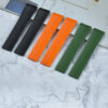 Buy Replacement Patek philippe aquanaut 5164 5167 5968 watch band 21mm men's Black rubber watch strap (2)