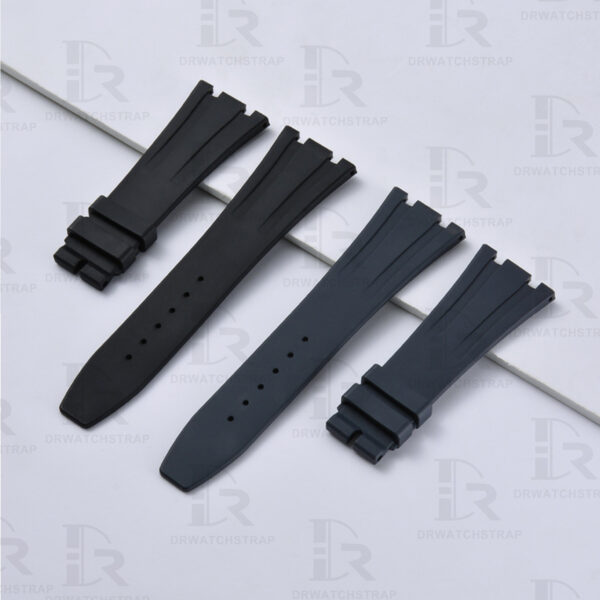 Buy Replacement audemars piguet royal oak offshore ap watch rubber clad strap Dark Blue 15202 15450st 15300 15400st 15500st 26331 26320 26239 for sale price band (2)
