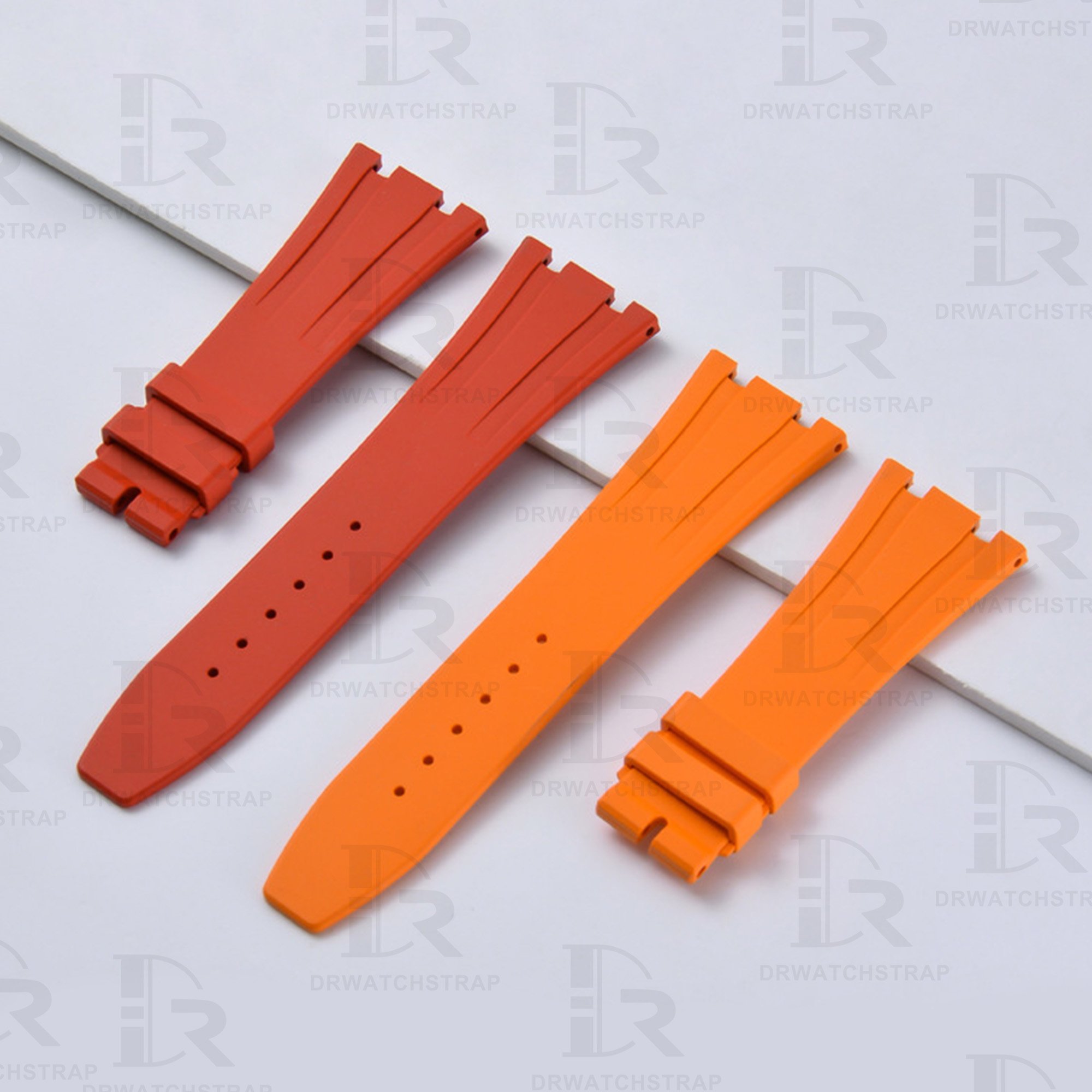 Buy Replacement audemars piguet royal oak offshore ap watch rubber clad strap Orange 15202 15450st 15300 15400st 15500st 26331 26320 26239 for sale price band (2)