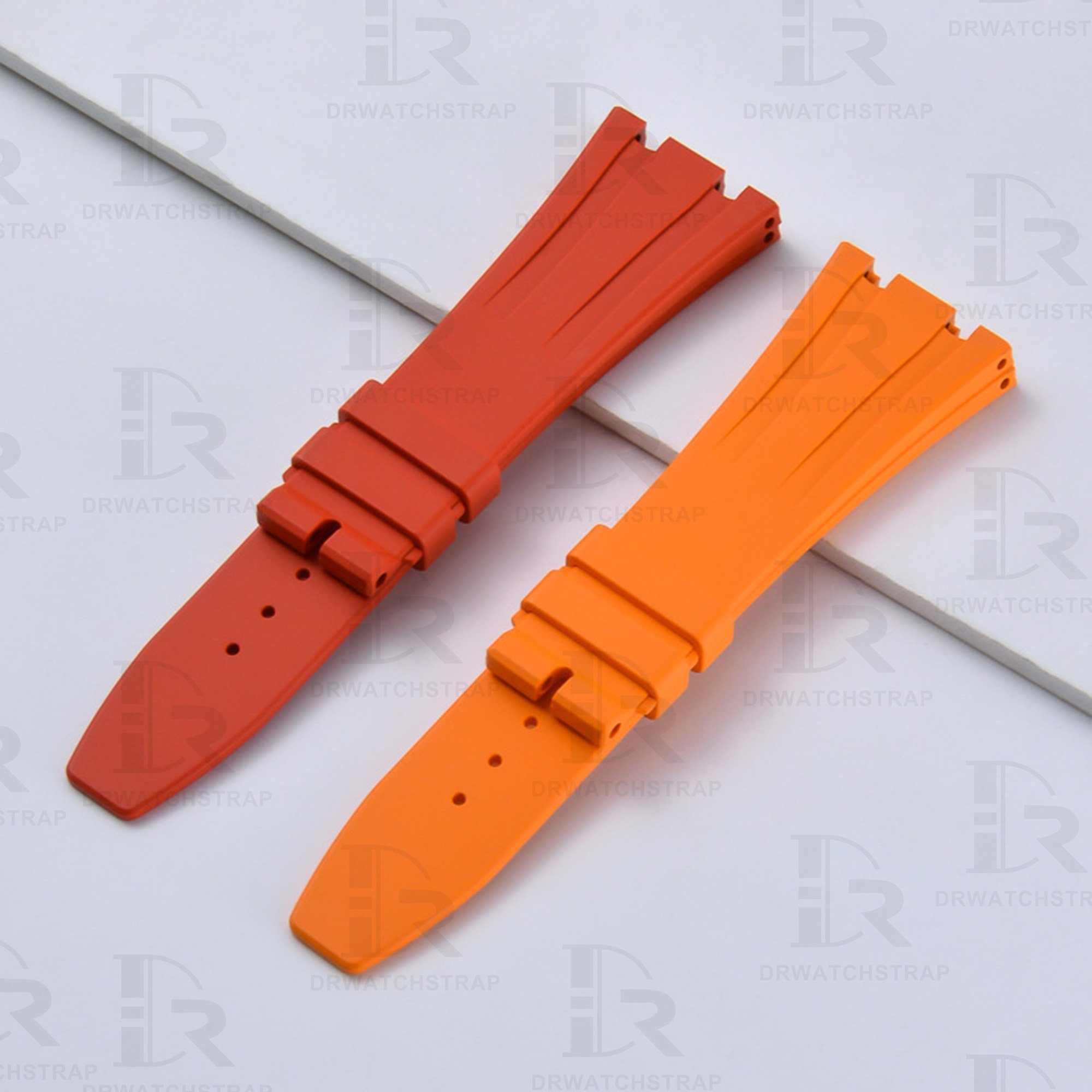 Buy Replacement audemars piguet royal oak offshore ap watch rubber clad strap Orange 15202 15450st 15300 15400st 15500st 26331 26320 26239 for sale price band (3)