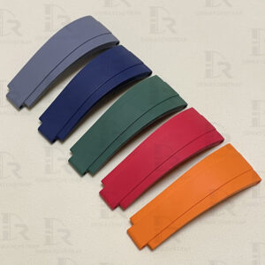 Buy replacement Rolex Submariner Daytona oysterflex Black rubber strap 20mm 21mm 22mm watch band (2)