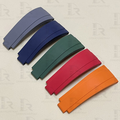 Buy replacement Rolex Submariner Daytona oysterflex Black rubber strap 20mm 21mm 22mm watch band (2)