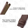 Custom Brown Calfskin leather strap Van Cleef & Arp els la Collection Moonphase 35001 ladies 18mm replacement watch straps (2)