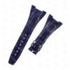 Custom Dark Blue Alligator leather watch strap Replacement for IWC vintage da vinci Custom Dark Blue Alligator leather watch strap Replacement for IWC vintage da vinci