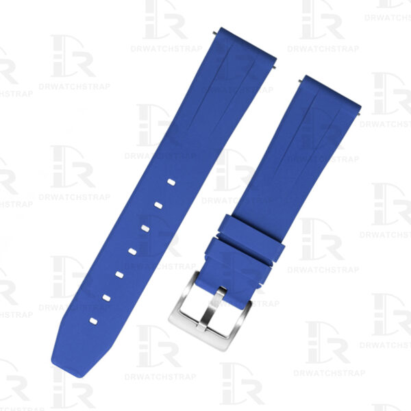 Quick release FKM rubber watch strap 18mm 19mm 20mm 21mm 22mm 23mm 24mm Blue watch band