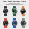 Quick release FKM rubber watch strap 18mm 19mm 20mm 21mm 22mm 23mm 24mm Dark Blue watch straps (2)