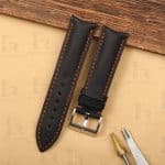 Buy Custom Blancpain x Swatch strap 22mm Black Canvas Sailcloth watch band Bioceramic Scuba (1)