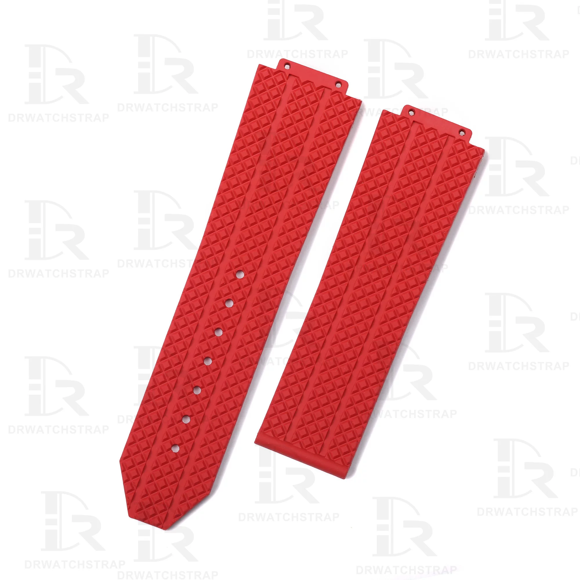 Buy Red FMK silicone replacement watch band 12 25 80 for Hublot Geneve Big Bang Rubber Band