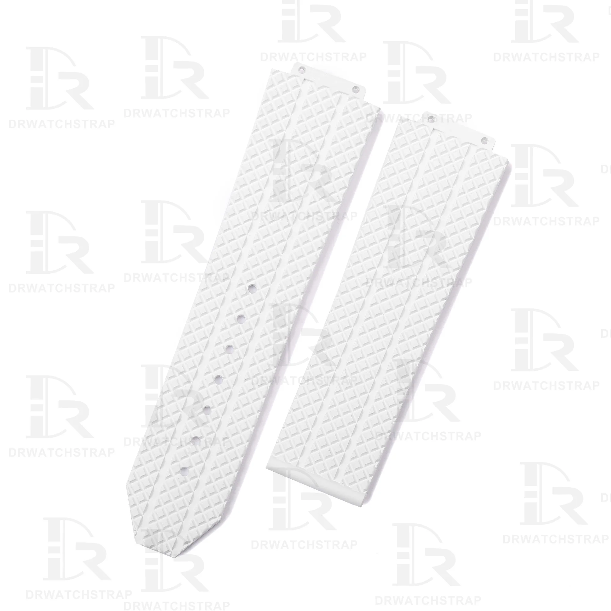 Buy white FMK silicone replacement watch bands 12 25 80 for hublot big bang rubber band for sale