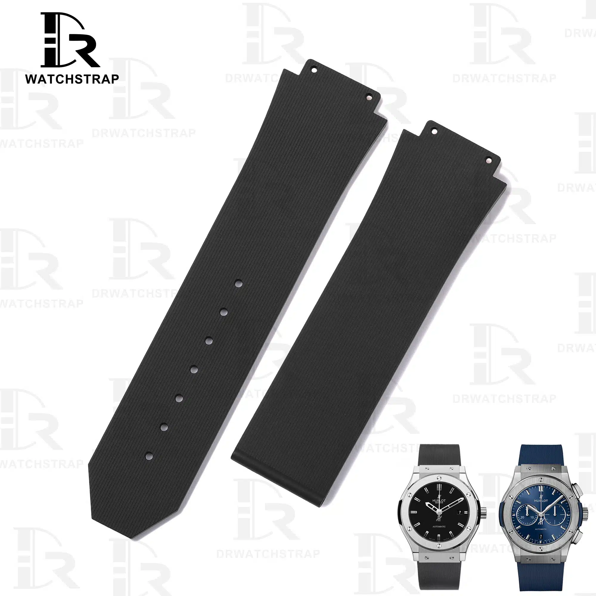 Replacement Rubber strap for Hublot Classic Fussion