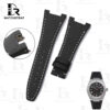 Handmade IWC Ingenieur IW322703 Canvas Nylon watch band 3227 3239 IW378401 IW378404 IW323601 28mm 29mm 32mm Mission Earth Replacement Black Canvas Nylon strap (1)