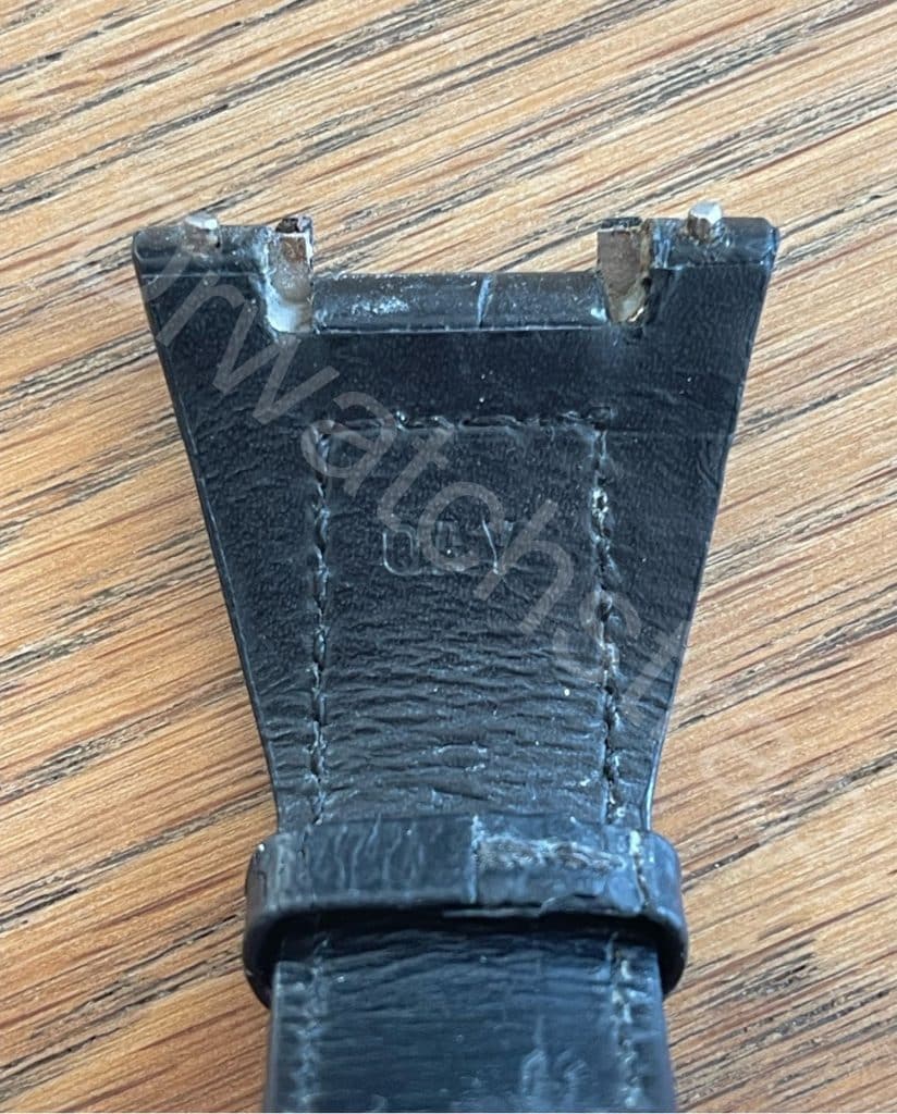 IWC Da Vinci Vintage Alligator leather watch band strap adapter connector