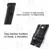 Buy Custom Black American Alligator Leather watch strap for Chopard Mille Miglia with 3 holes 19mm 20mm 23mm Handmade watchbands for sale (3)