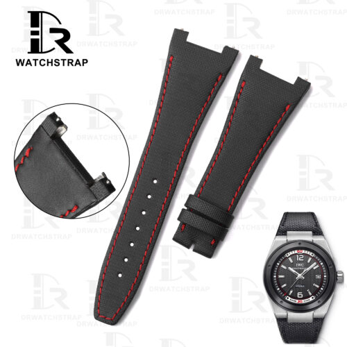 Buy Custom Black Canvas Nylon Straps IWC ingenieur Zinedine Zidane replacement strap (1) Buy Custom Black Canvas Nylon Straps IWC ingenieur Zinedine Zidane replacement strap (1)