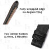 Buy Custom Bvlgari B zero1 leather watch straps Black calfskin leather handcrafted watch band for sale (3)