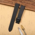 Replacement brown satin leather watch band for Breguet Reine de Naples ladies strap
