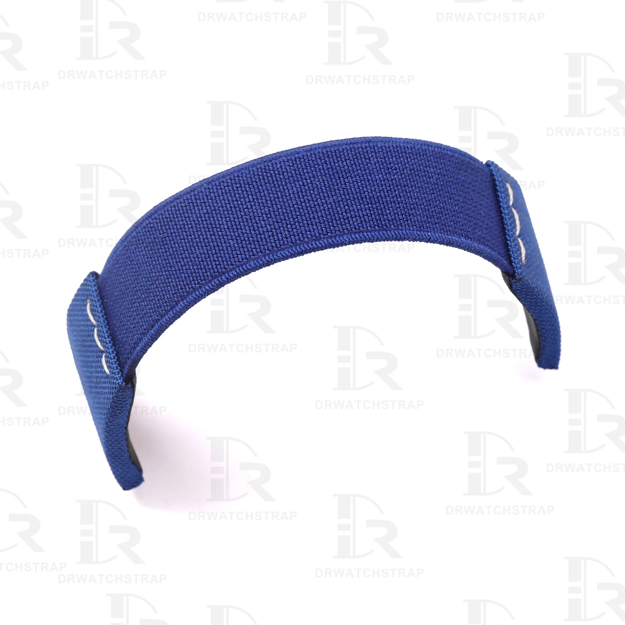 Buy Custom elastic Hublot band replacement Handmade Blue elastic watch strap for sale (3)