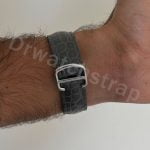 Cartier Tank Red Lizard Custom leather watch band strap replacement (2)