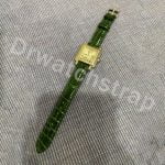 Chopard Happy sport watch band blue leather replacement for sale 15mm 18mm