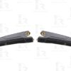 Custom Handmade Black Alligator leather watch band IWC big ingenieur strap Replacement watchband