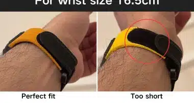 Custom Velcro watch band strap wrist size