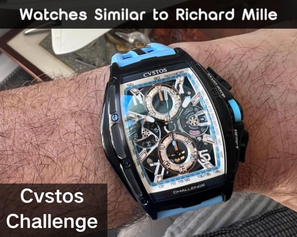 Cvstos Challenge Chrono II Dani Pedrosa watches similar to Richard Mille