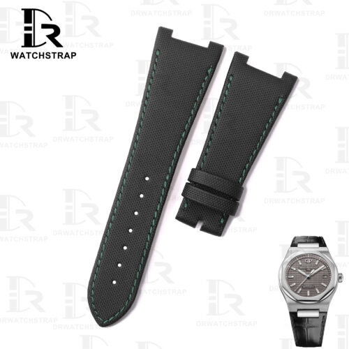 Handmade Black Canvas watch strap for Girard Perregaux Laureato watch straps replacement GP 81005 for sale (1) Handmade Black Canvas watch strap for Girard Perregaux Laureato watch straps replacement GP 81005 for sale (1)