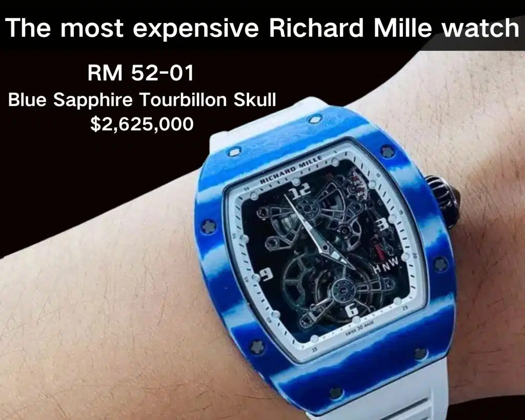 The Most expensive Richard Mille watch RM52-01 how much