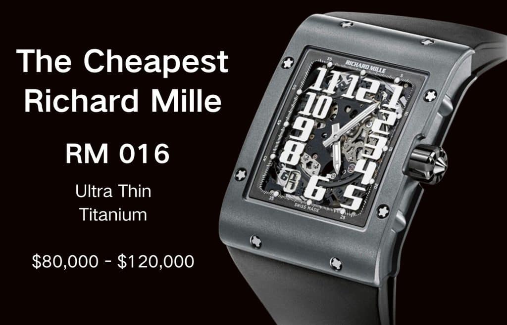 How much is a richard mille watch cost best sale