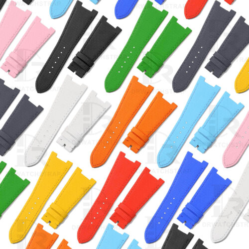 Custom Replacement Patek Philippe nautilus Rubber Material Canvas Pattern strap 5711 5712 7010 Handmade Green watch band for sale (3) Custom Replacement Patek Philippe nautilus Rubber Material Canvas Pattern strap 5711 5712 7010 Handmade Green watch band for sale (3)