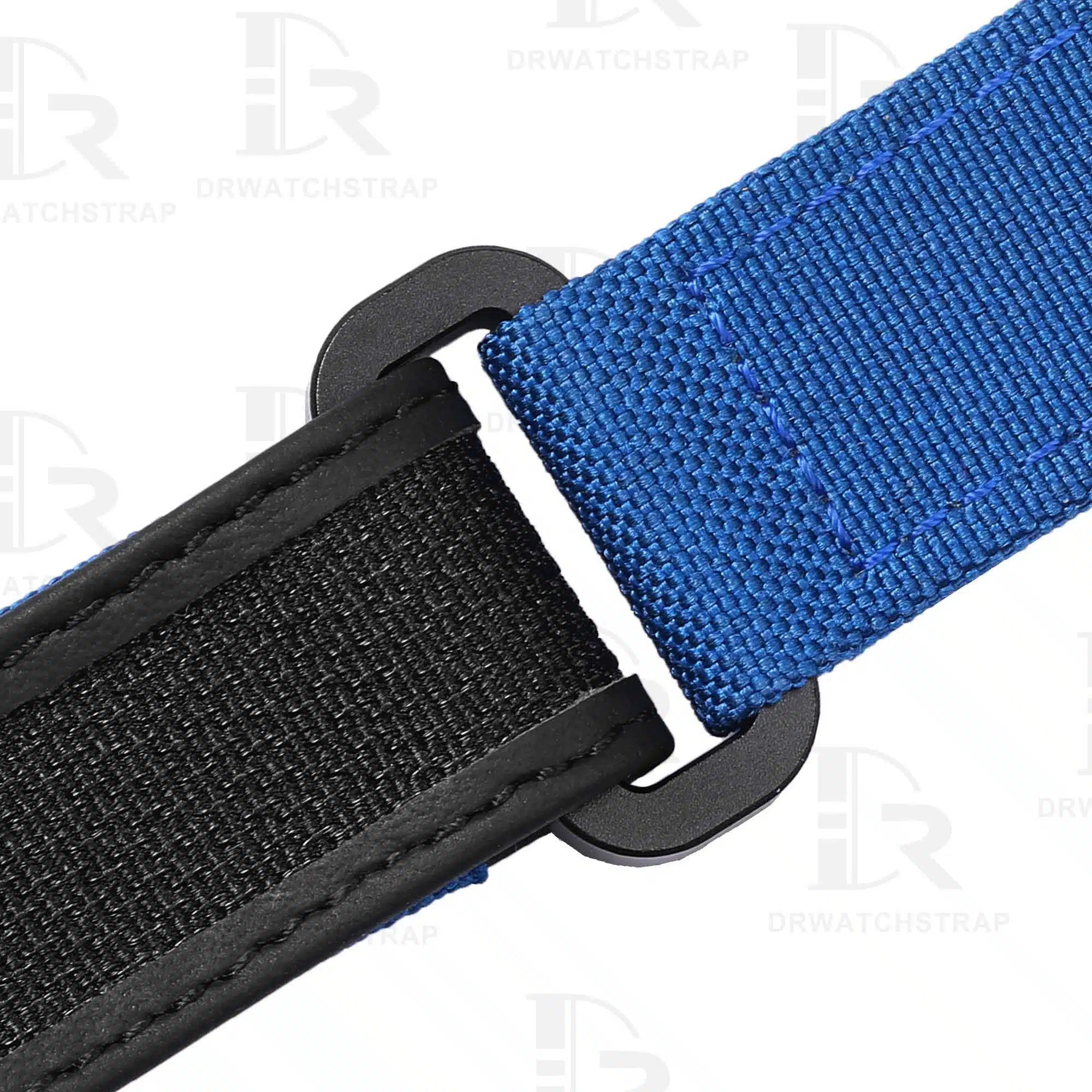 Buy custom udemars Piguet Royal Oak Offshore Diver 15710 26420 quick release Blue strap Velcro watch band Canvas handmade for sale (4)