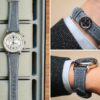 Replacement Denim Jeans leather watch band for Patek Philippe Calatrava 5330G Jeans World Time Date Complications strap (2)