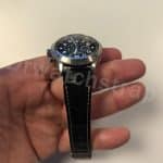 Blue alligator leather watchband for Breguet Reine de Naples for sale 17mm