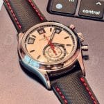 Black pink Alligator leather watch band Patek Philippe Calatrava 5116 5119 5120 5296 strap (3)