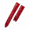 Custom Red Alligator leather watch strap Replacement for Cartier Tank Custom Red Alligator leather watch strap Replacement for Cartier Tank