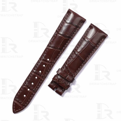 Custom handmade replacement Brown leather watch band for Patek Philippe Grand Compalication 5905R strap Custom handmade replacement Brown leather watch band for Patek Philippe Grand Compalication 5905R strap