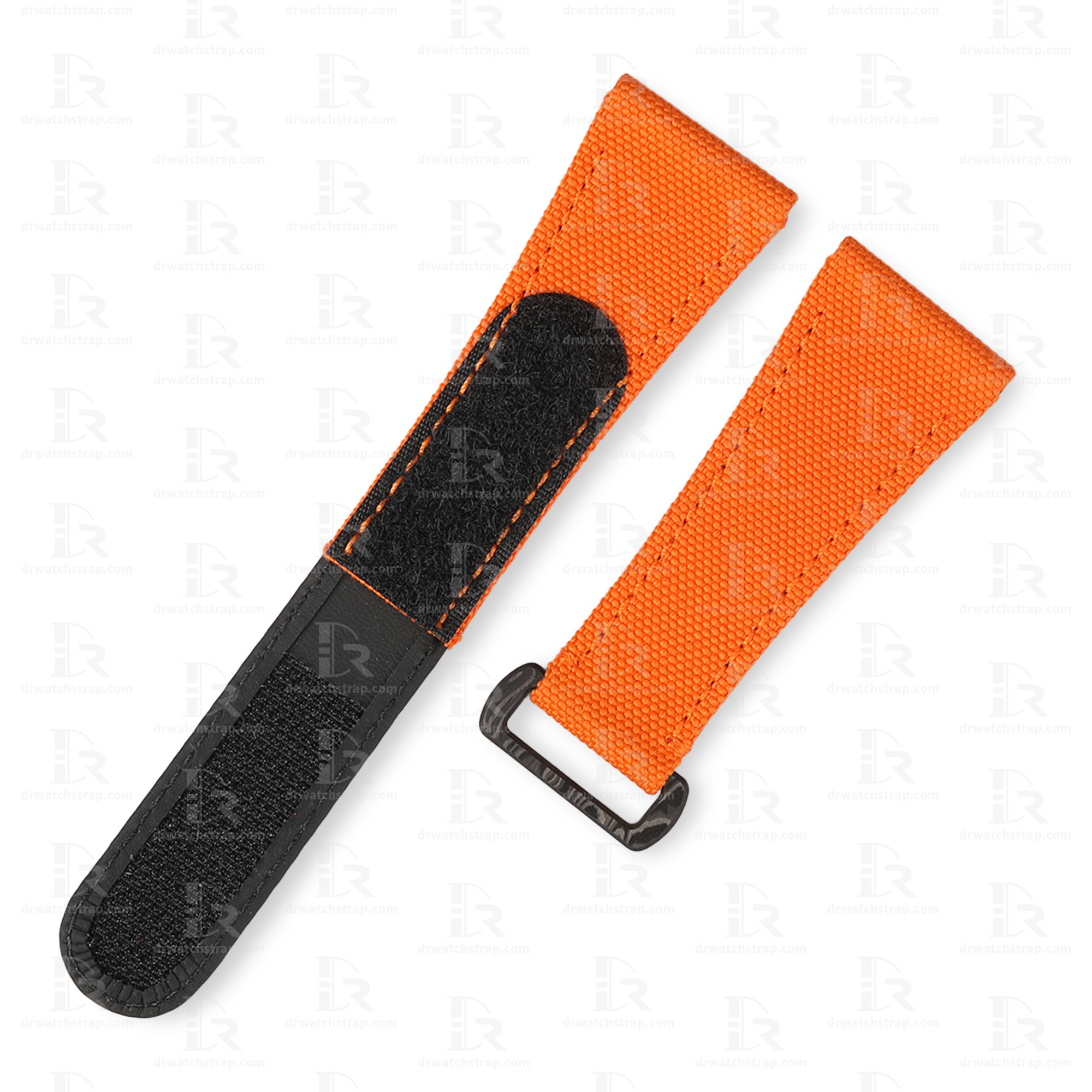 Custom Orange Panerai Nylon Velcro Strap Replacement 22mm 24mm 26mm watch bands for sal